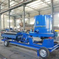 Concentrateur d'or centrifuge industriel mobile de type JXSC