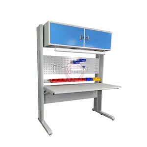 Detall esd repairing oem metal workbench for electronics repair test and inspection