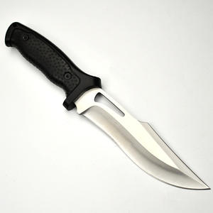 سكين نجاة خارجي من المصنع مباشرة ، عارضة من قطعة واحدة ، سكين تكتيكي مستقيم ، مقبض مطاطي من الفولاذ المقاوم للصدأ - Product Image 1