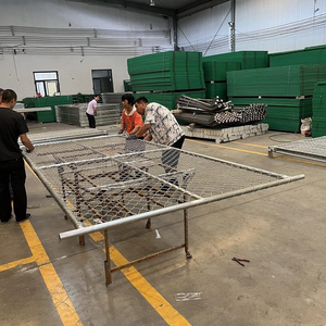 Barrera temporal de seguridad de montaje rápido portátil/el componente de valla temporal de eslabones de cadena galvanizada más popular en los EE. UU. - Product Image 4