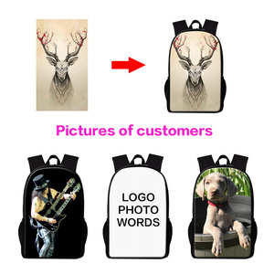 Ba lô học sinh họa tiết động vật Ba lô đi học in hình ngựa mát mẻ dành cho các cô gái tuổi teen - Product Image 2