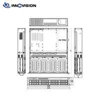 Boîtier de serveur compact 2U 8 baies pour montage en rack, longueur 520 mm, compatible carte mère ATX, boîtier de serveur 2U