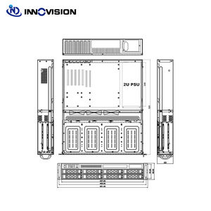 Boîtier de serveur de stockage compact 2U 8Bay à montage en rack L520mm prise en charge de la carte ATX boîtier de serveur 2U - Product Image 5