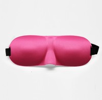 Masque pour les yeux 3D stéréo sans pression, contouré, occultant à 100 %, pour dormir, avec sangle réglable