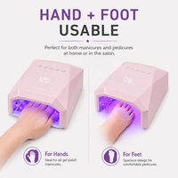 Lampe à LED UV sans fil rechargeable haute puissance 120W 2025 pour séchage rapide du vernis gel, professionnelle pour manucure et pédicure