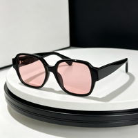 Lunettes de soleil polarisées carrées classiques vintage, monture épaisse en acétate, légères, protection UV400, vente en gros d'usine, unisexe
