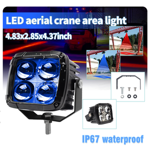 Lampe de sécurité bleue et <span class=keywords><strong>rouge</strong></span> de 30W, lumière de sécurité pour grue LED d'avertissement de limite de piétons, grande suspension aérienne, lustre à air sûr - Product Image 2