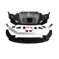 Nouvelle calandre avant PNB de haute qualité, style RS3 8V, à visser, avec découpes pour capteurs d'aide au stationnement, pour Audi A3 S3 2013-2016
