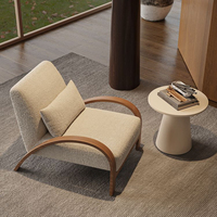 Fauteuil inclinable moderne de style nordique rétro de luxe, design minimaliste pour petits appartements, chambres, salons, hôtels, extérieur