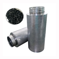 Filter Pemurni Udara Karbon Aktif untuk Ruang Tanam Hidroponik, Karbon Kelapa, Ukuran 6 8 10 12 Inci, Dapat Disesuaikan, Laris Manis dari Pabrik