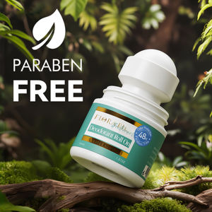 Déodorant anti-transpirant sans paraben 48H en roll-on par FLORA RUBY - 30ml Protection longue durée - Product Image 2