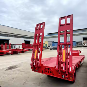 Remolque de Plataforma Baja Superbaja de 2/3/4 Ejes, 50/60/80/100 Toneladas, Semirremolque de Plataforma Baja, Precio de Remolque Lowboy - Product Image 2