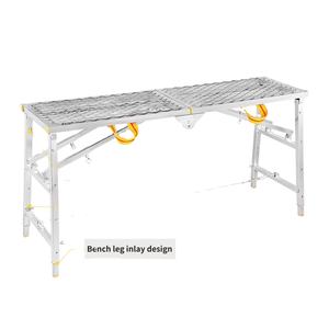 휴대용 높이 조절 가능한 금속 비계 현대적인 디자인 접이식 사다리 의자 실내 장식을위한 작업 플랫폼 - Product Image 1