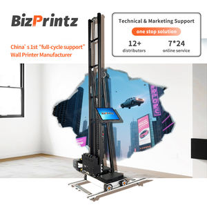 Bizprintz เครื่องพิมพ์ยูวีอิงค์เจ็ทอัตโนมัติเครื่องพ่นสีติดผนัง3D สำหรับแผ่นติดผนังแนวตั้งเงาสูง - Product Image 1