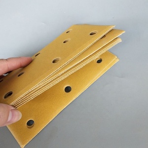 轨道砂纸用于轨道砂光机用木材金属钩环的8片矩形砂纸 - Product Image 6