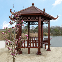 Nouveau produit pavillon ancien extérieur pavillon en alliage d'aluminium pavillon de jardin chinois gazebo