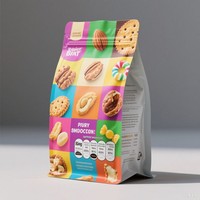 Sachet de poudre de protéine de lactosérum 1kg 2kg 5 kg 10kg avec fermeture éclair Pochette debout Emballage Pochette à fond plat