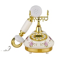 Téléphone Antique vieux vintage en céramique téléphone maison mode mignon ligne fixe