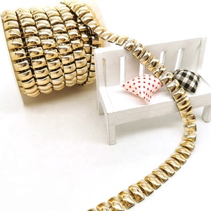 Bán Buôn Rose Gold Hấp Bun Shape Nhựa Rhinestone Acrylic Cup Chuỗi CuộN Polypropylene Cắt Tỉa Cho Trang Trí May Mặc - Product Image 5