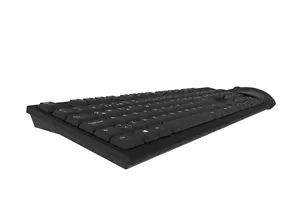 Проводная Офисная Клавиатура KB251 без подсветки, полноразмерная ультратонкая мультимедийная клавиатура для дома и офиса