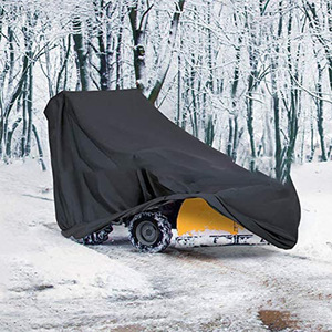 Housse anti-poussière pour déneigeuse, housse de protection extérieure imperméable pour machine à déneiger, tissu Oxford noir - Product Image 3