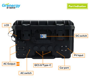بطارية تخزين الطاقة الاحتياطية 5 كيلو واط في الساعة 100 أمبير في الساعة على شكل أمتعة خزانة محمولة بطارية ليثيوم أيون Lifepo4 للخارجية - Product Image 3