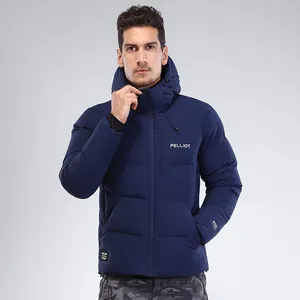 Pelliot Puffer 800 Filling Power Parka White Duck Down Jacket Men Coats Short New Style Fashion High Quality Eco-friendly Winter