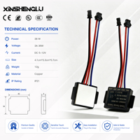 Module d'interrupteur tactile à intensité variable OEM 12V DC 5A |   Bande LED à changement de couleur CCT avec fonction mémoire, lumière de miroir intelligente pour TUV