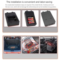 Répulsif alimentée par batterie, mah, répulsif pour animaux, voiture, Rat, ultrasons, LED Flash, souris anti-rongeur