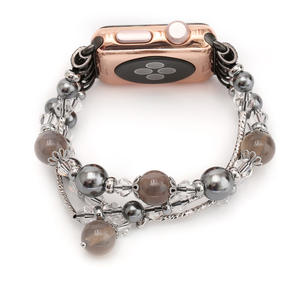 HuaMJ <span class=keywords><strong>2021</strong></span> Designer CharmสําหรับIwatchสายคล้องคอคริสตัลสร้อยข้อมือลูกปัดนาฬิกาลูกปัดยืดหยุ่นสําหรับ<span class=keywords><strong>Apple</strong></span> <span class=keywords><strong>Watch</strong></span> - Product Image 3