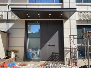 Kebil CP-01 bền ngoài trời Hợp kim nhôm Patio tán với sơn tĩnh điện louvered mái hiên và máng xối tùy chỉnh kích thước - Product Image 5