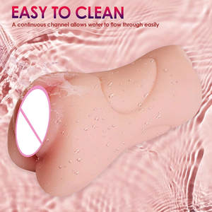 AITT Custom Masturbateur masculin à trois canaux, avec simulation de <span class=keywords><strong>dents</strong></span> et moule d'instrument célèbre, type Aircraft Cup, <span class=keywords><strong>Vagin</strong></span> réaliste 100% - Product Image 3