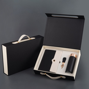 Luxury PU Leather Notebook <b>Gift</b> <b>Set</b> A5 Green with Keych and Water Bottle Elegant Office Stationery <b>Gift</b> Box Green Ping <b>Gift</b> <b>Sets</b> - Product Image 2