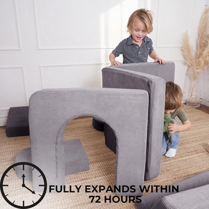 JYM fabricant personnalisé enfants canapé ensemble mousse escalade blocs de construction intérieur ramper jeu jouet ensemble avec carré - Product Image 5