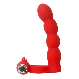 Giocattoli per Uomini e Donne con Dildo Grande e Anello Vibrante per il Pene - Product Image 2