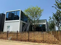 Maison conteneur préfabriquée modulaire détachable avec design moderne et respirant pour appartement d'entrée ou ferme