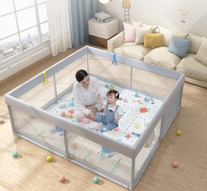 Parc de jeux pour bébé personnalisé grand format avec porte - Parcs pour bébés personnalisés - Product Image 4