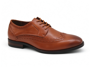 Chaussures habillées Richelieu à bout ailé pour hommes en cuir premium, à lacets, style Oxford, talon bas, pour affaires et mariages – Disponible dès maintenant - Product Image 6