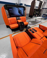 Meilleures ventes Accessoires d'intérieur de voiture de luxe Cloison de séparation intérieure de classe V avec écran TV pour W447 Vito