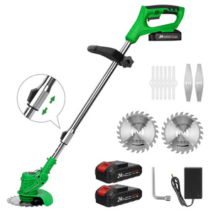 Outils de jardin : Tondeuse à gazon électrique sans fil, débroussailleuse, coupe-bordures à batterie, coupe-herbe sans fil - Product Image 5