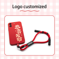 Cable de Carga Rápida y Transferencia de Datos USB-C a USB-C 2 en 1 de 60W/100W YJ FASHION con Cordón de Mano para Regalos Empresariales con LOGO Personalizado