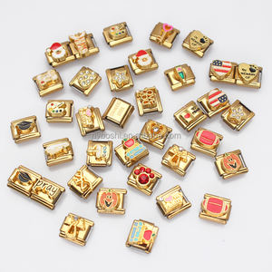 Cadenas de Eslabones de Acero Inoxidable Color Dorado Estilo Italiano para Pulseras, Joyería de Aleación para Mujer, Regalo, Accesorios para Creación DIY - Product Image 3