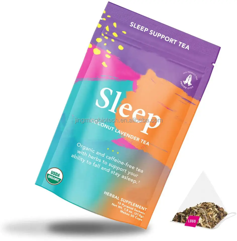 Bedtime Slimming Tea Schlaf dreieck Nylon Teebeutel 100% natürliche Kräuter zusätze Kräuter mischungen