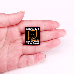 Bros kucing hitam sulam Logo hadiah bisnis promosi perusahaan - Product Image 1