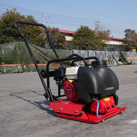 Compacteur de plaques portable avec certification CE, moteur à essence pour la construction, machine compacteuse à plaques vibrantes