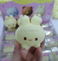 Nouveauté : Jouet anti-stress en forme de lapin extraterrestre croustillant, bloc de construction animaux de dessin animé, jouet à presser, cadeau d'anniversaire