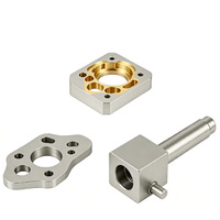 Support de montage d'équipement d'automatisation en acier inoxydable et laiton usiné CNC 5 axes sur mesure, composants d'arbre, usine OEM ODM