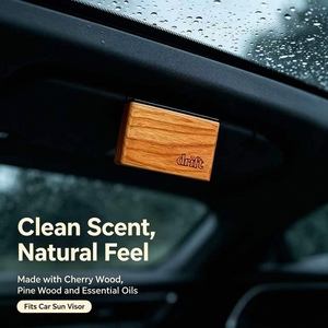 Penyegar Udara Mobil Mewah Grosir, Klip Aromaterapi Kayu, Logo Custom, Penyegar Udara Sun Visor, Diffuser Aroma Alami, Evaporasi Tahan Lama, Lucu - Product Image 5