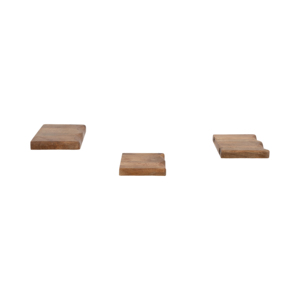 Estante Flotante Rectangular de Madera de Mango para Montar en la Pared, Organizador de Almacenamiento para Sala de Estar, Oficina, Entrada, Decoración - Product Image 3
