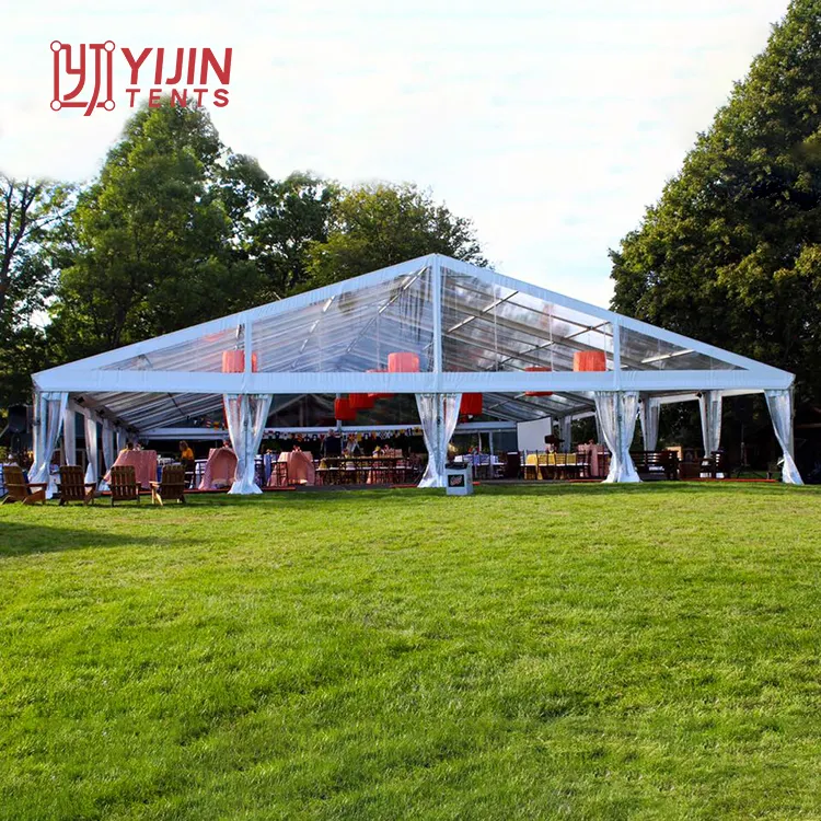 10x40 м 15x20 м 20x30 м дешевая Ветроустойчивая прозрачная палатка для свадебной вечеринки палатка для вечеринок шатер для улицы